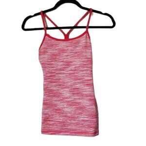 Lululemon Pink Space Dye Power Y Tank